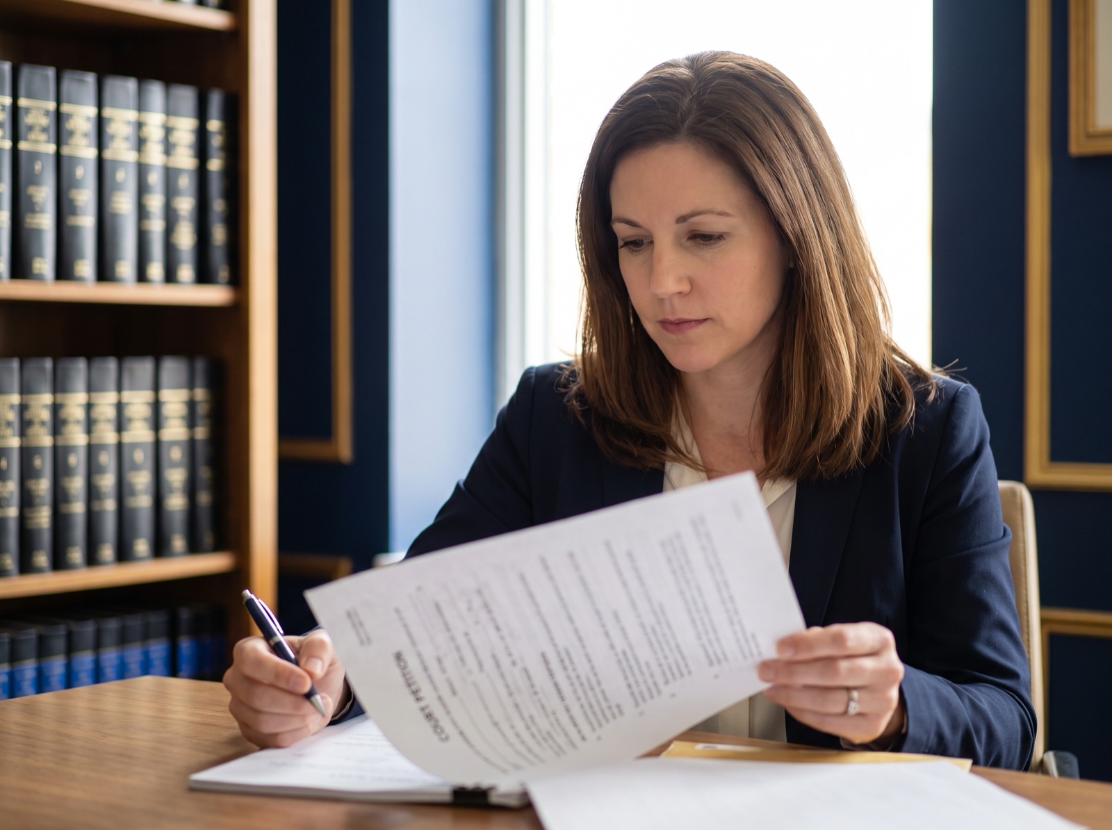 Advisor reviewing annuity issuer documents with a payee