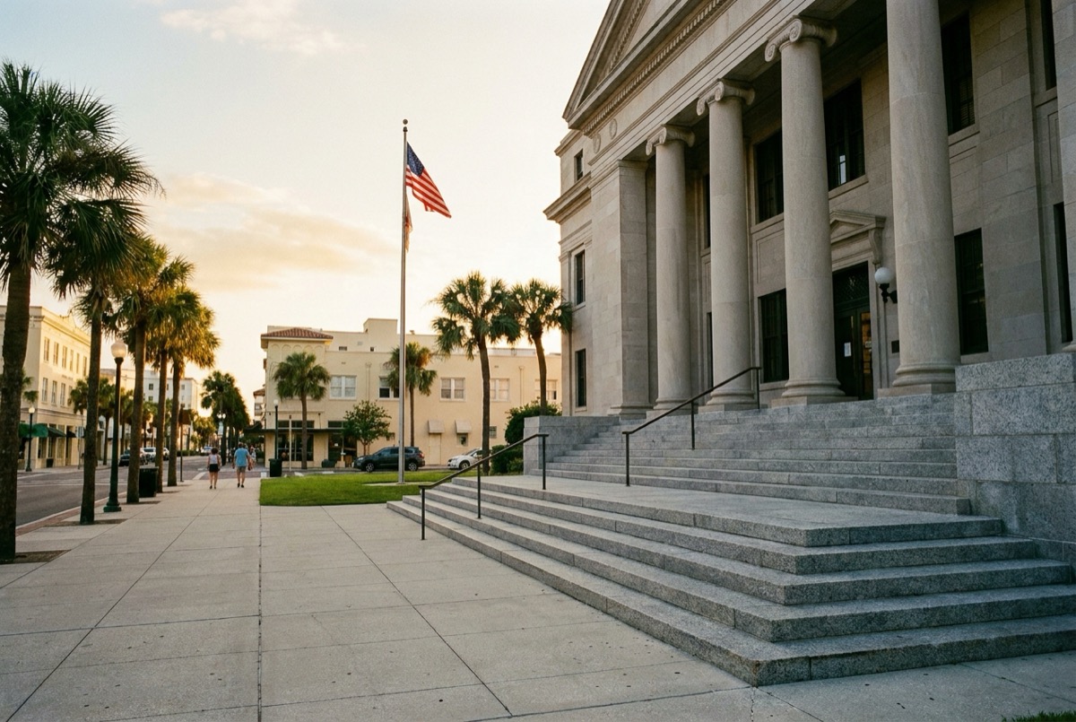 Structured settlement transfer court venue in Brandon, Florida - illustrative courthouse view