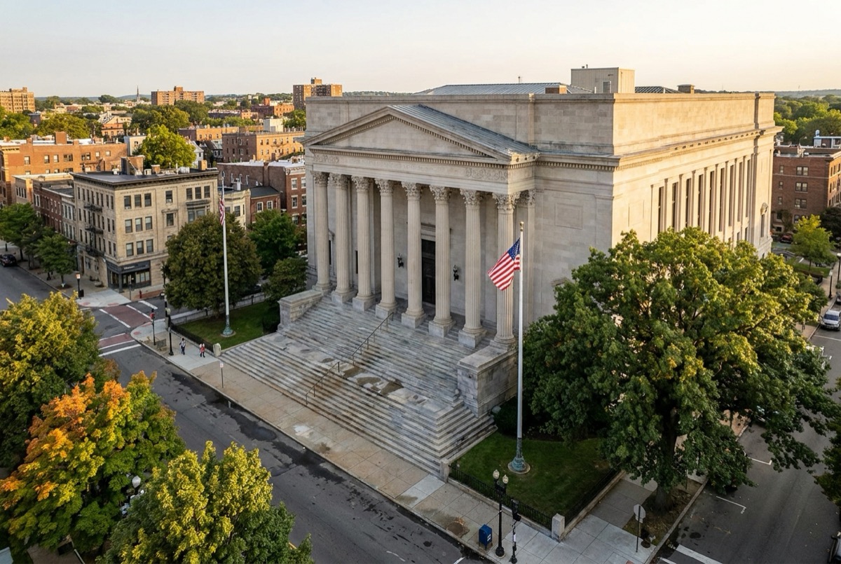 Structured settlement transfer court venue in Buffalo, New York - illustrative courthouse view