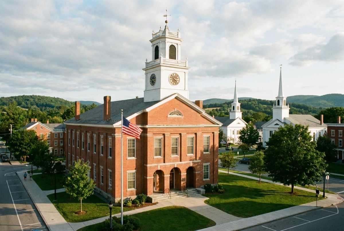 Structured settlement transfer court venue in Burlington, Vermont - illustrative courthouse view