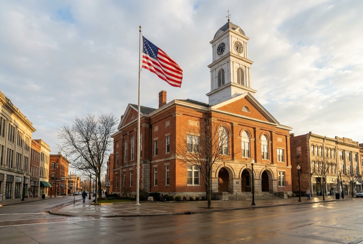 Structured settlement transfer court venue in Cleveland, Ohio - illustrative courthouse view