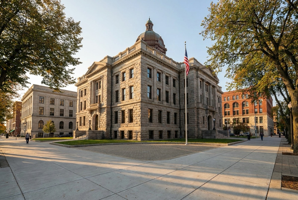 Structured settlement transfer court venue in Columbus, Ohio - illustrative courthouse view