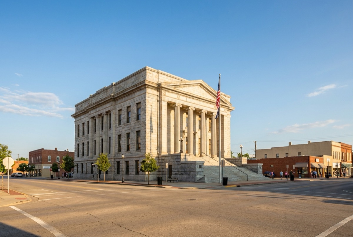 Structured settlement transfer court venue in Dallas, Texas - illustrative courthouse view