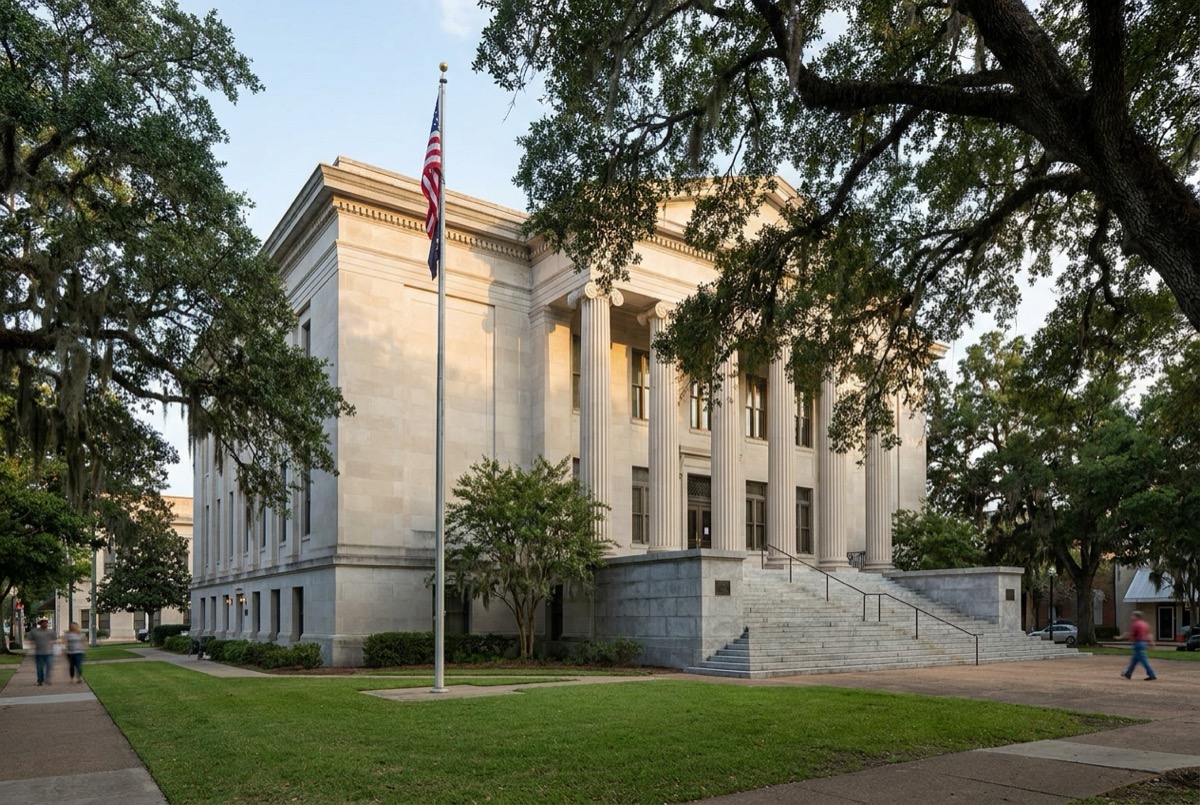 Structured settlement transfer court venue in Jackson, Mississippi - illustrative courthouse view