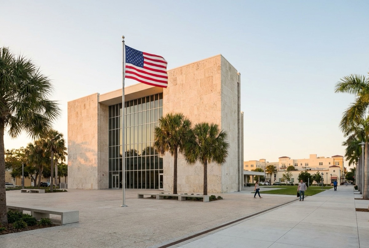 Structured settlement transfer court venue in Lakeland, Florida - illustrative courthouse view
