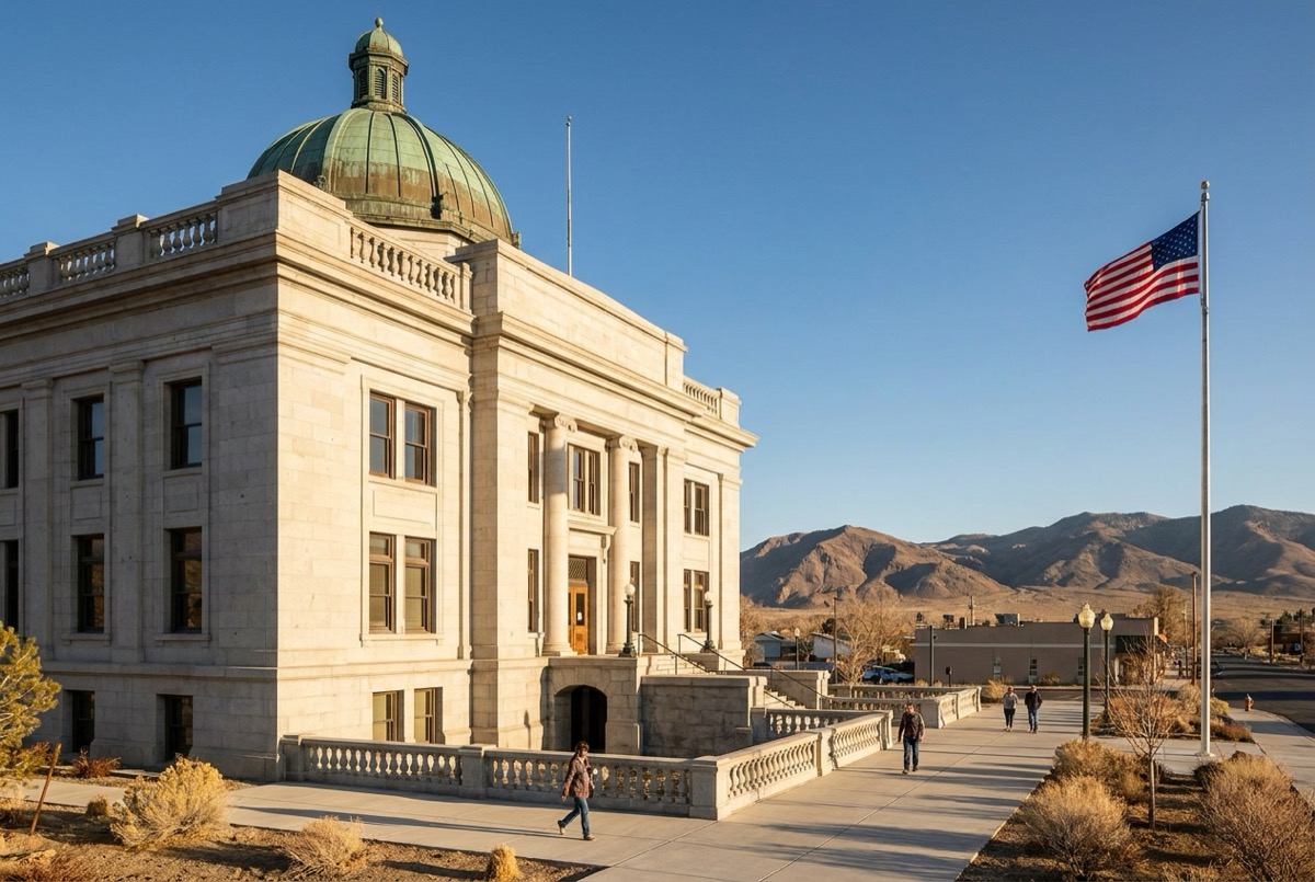 Structured settlement transfer court venue in Las Vegas, Nevada - illustrative courthouse view