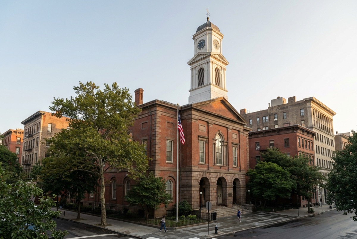 Structured settlement transfer court venue in Long Island, New York - illustrative courthouse view