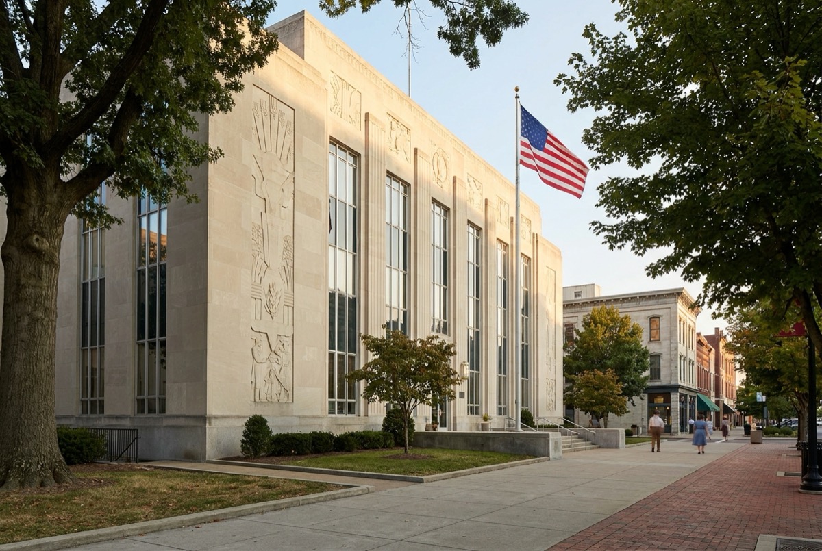 Structured settlement transfer court venue in Louisville, Kentucky - illustrative courthouse view