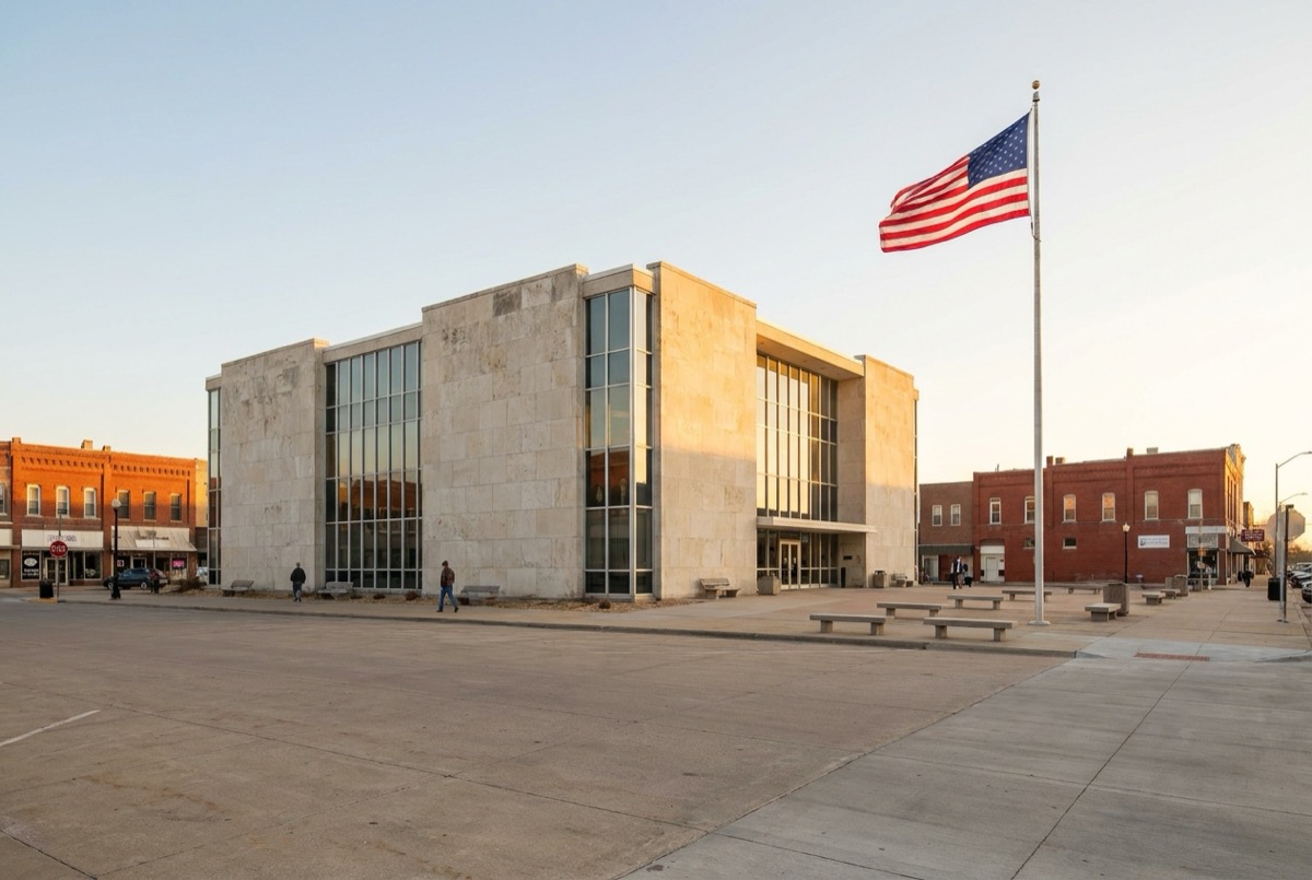 Structured settlement transfer court venue in Omaha, Nebraska - illustrative courthouse view