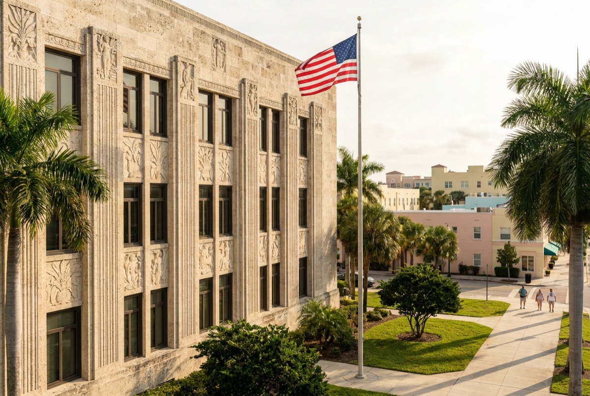 Structured settlement transfer court venue in Orlando, Florida - illustrative courthouse view