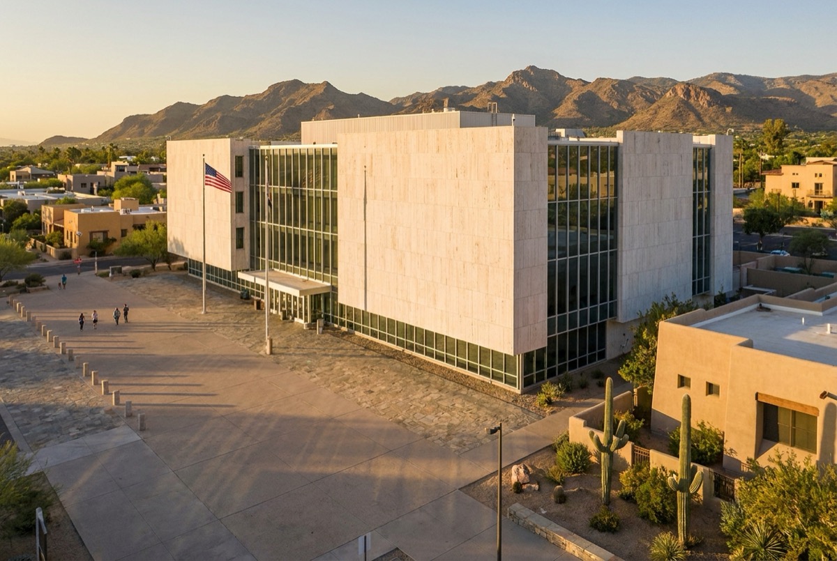 Structured settlement transfer court venue in Phoenix, Arizona - illustrative courthouse view
