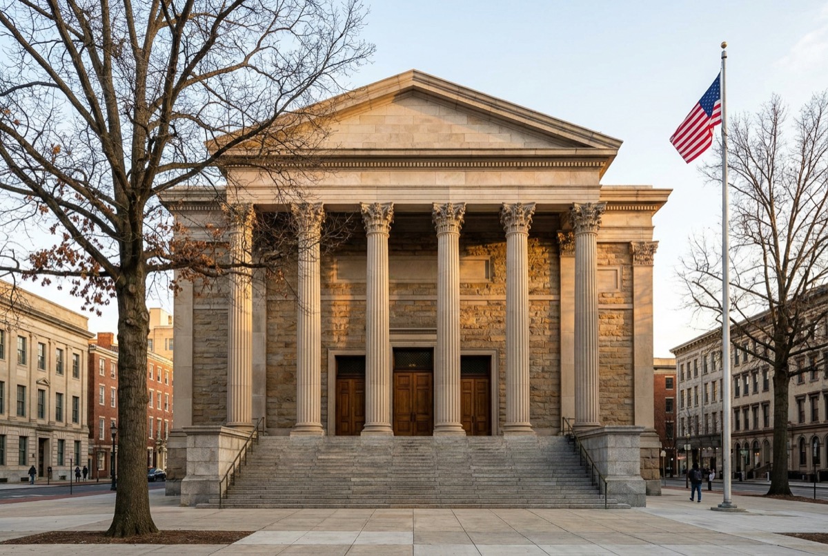 Structured settlement transfer court venue in Pittsburgh, Pennsylvania - illustrative courthouse view