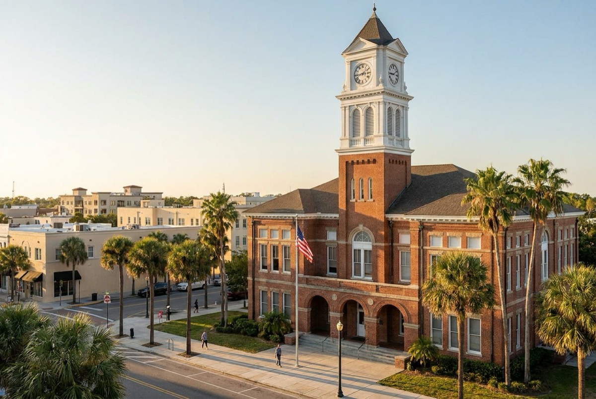 Structured settlement transfer court venue in Sarasota, Florida - illustrative courthouse view
