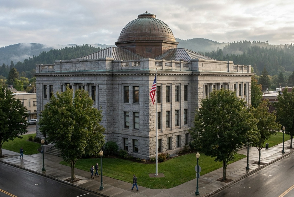 Structured settlement transfer court venue in Seattle, Washington - illustrative courthouse view