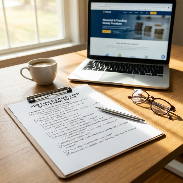 structured settlement buyer Florida red flags checklist