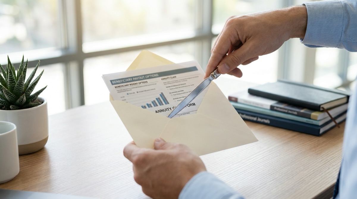 annuity beneficiary payout options - annuity paperwork arriving by mail
