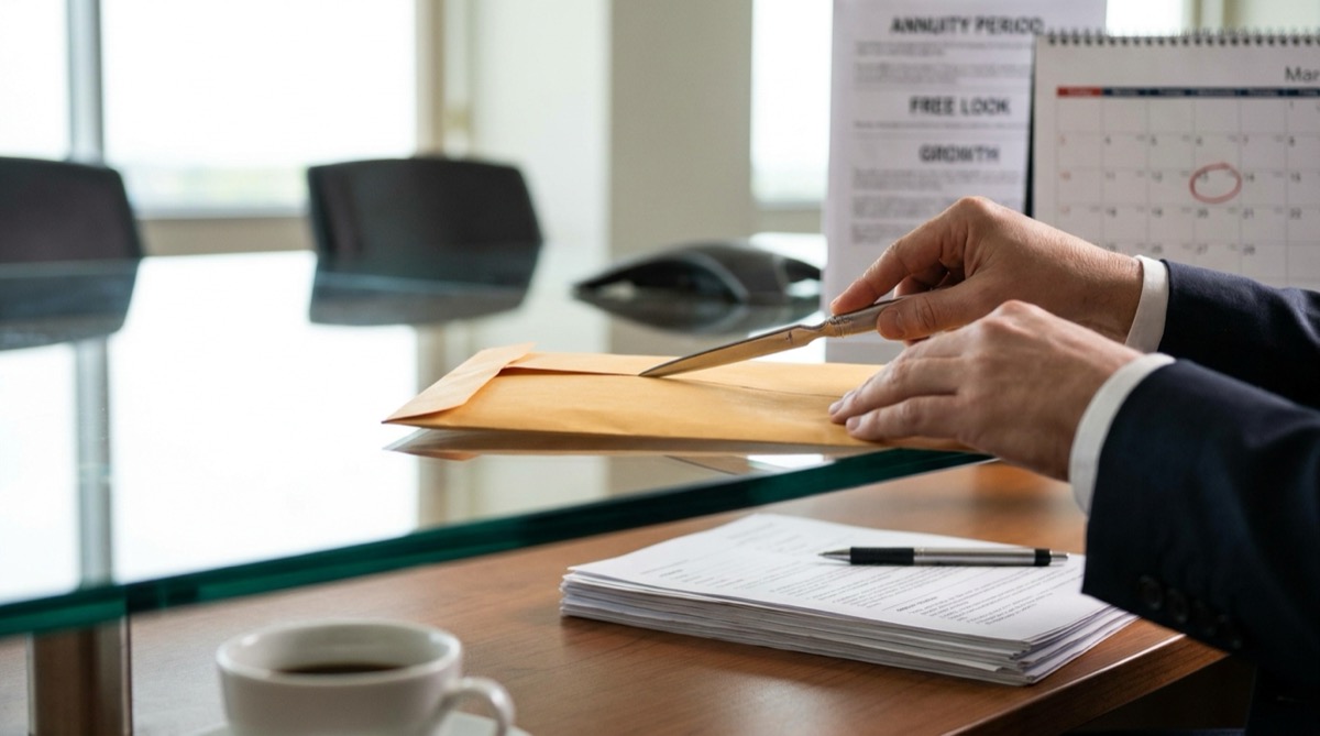 annuity free look period - annuity paperwork arriving by mail