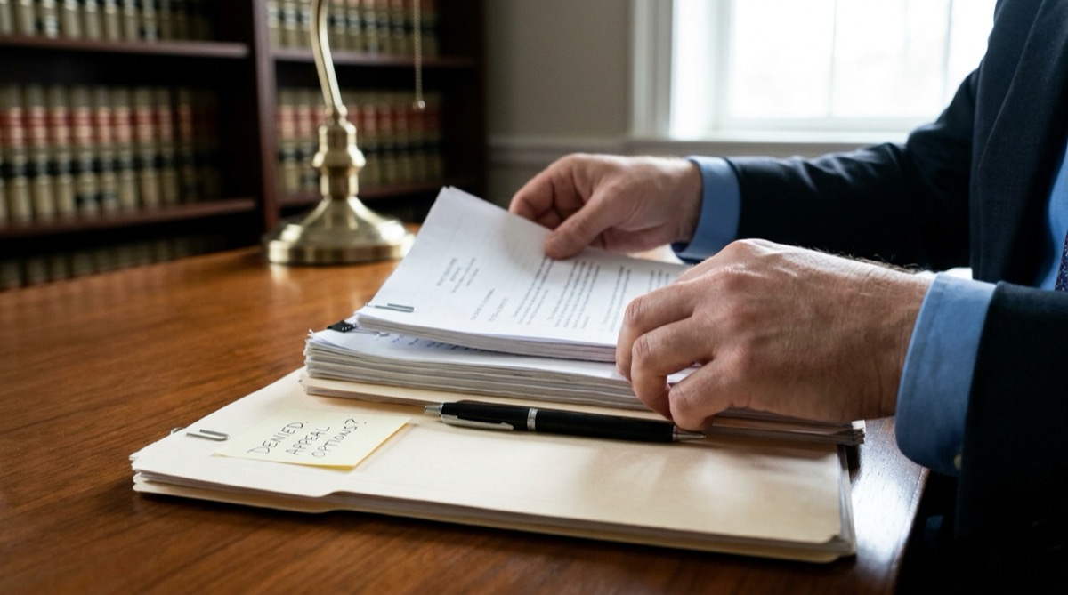 transfer denied what next - petition paperwork prepared for court review