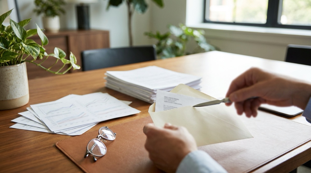 variable vs fixed annuity - annuity paperwork arriving by mail