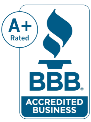 BBB A+ rated accredited business seal